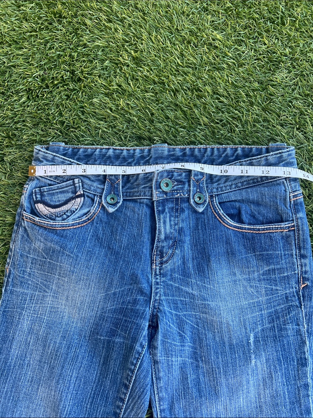 Armani Exchange Women's Light Blue Flared Jeans - Picture 2 of 15
